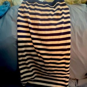 New w/o tags Michael Kors White with Royal Blue Stripes size XS